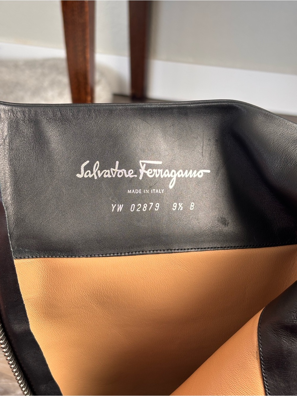 Ferragamo Black Rodi Riding Boots - Picture 9 of 15